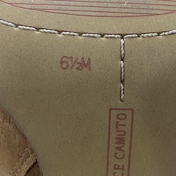 Vince Camuto Nerlinji Brown Leather Suede Ankle Boots Women’s Size 6.5 New - Picture 10 of 10